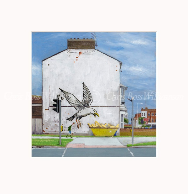 A Wingful of Fries by Chris Ross Williamson, limited edition print