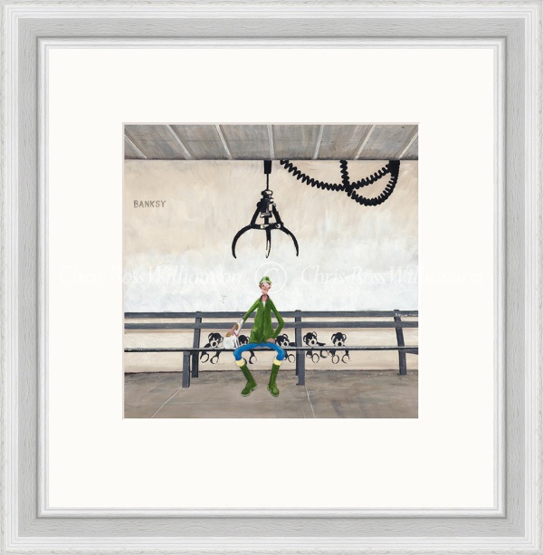 Gorlestone Banksy by Chris Ross Williamson, limited edition print