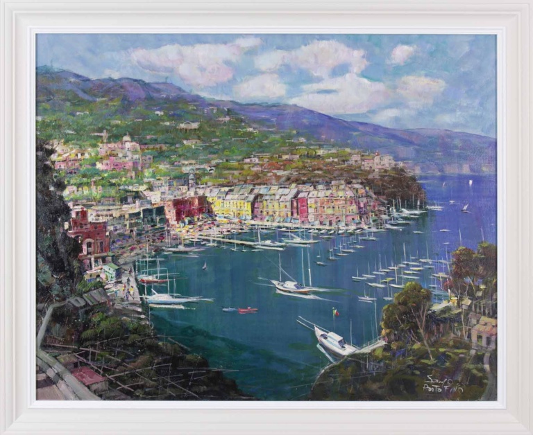 A Fine Day at Portofino by Mario Sanzone
