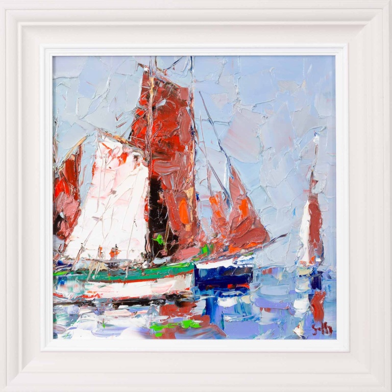 Sail Boats by Frank Getty