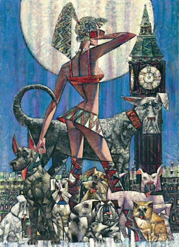 Hounds of the Baskervilles by Andrei Protsouk, limited edition print