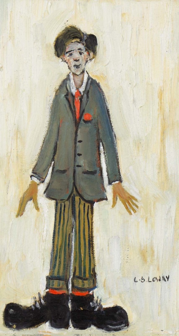 The Draper’s Apprentice after L.S.Lowry by David Henty, original painting