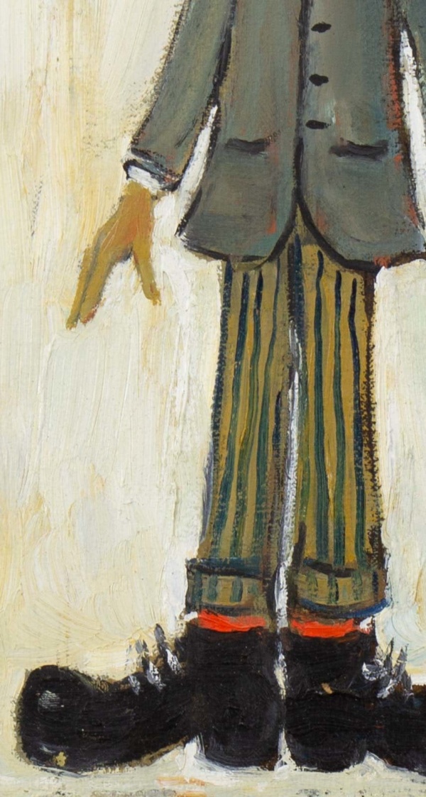 The Draper’s Apprentice after L.S.Lowry by David Henty, original painting