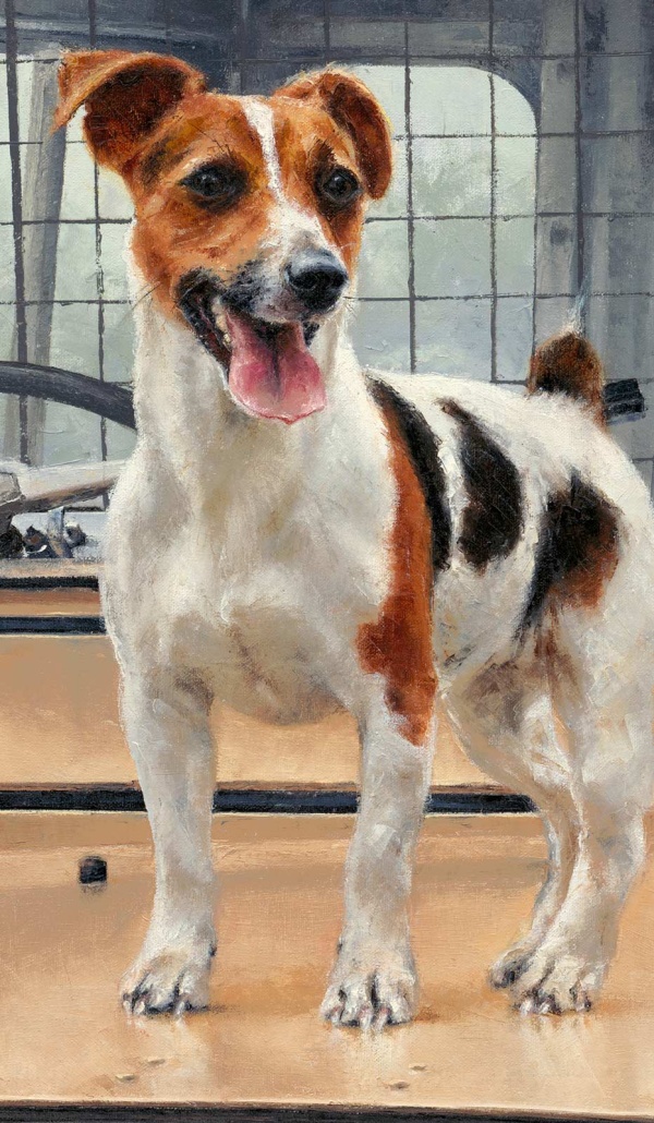 On Safari by Anthony Dobson, limited edition print, detail