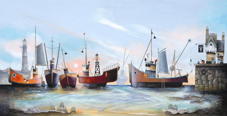 Lobster Pots by Gary Walton