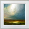 oil painting by harry brioche with dramatic skies