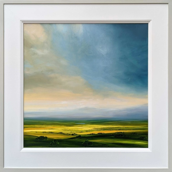 landscape oil painting by artist harry brioche