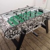 table football table painted by Kev Munday