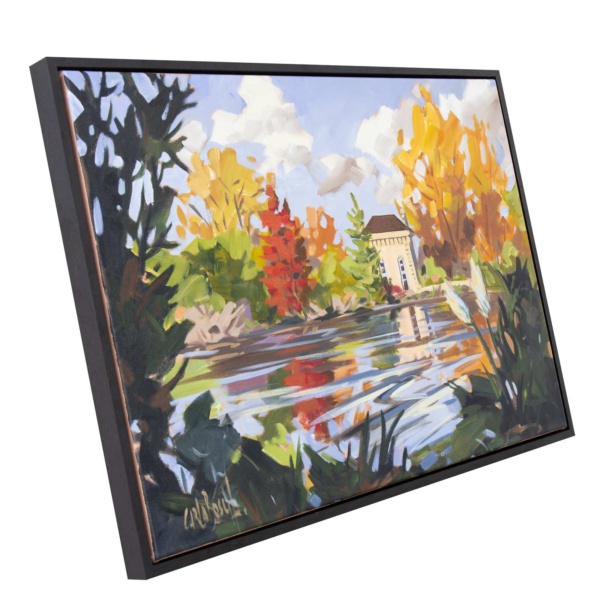 Pump House, Battersea Park by Carla Bosch, original painting