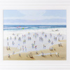 joyful seascape painting with texture paint