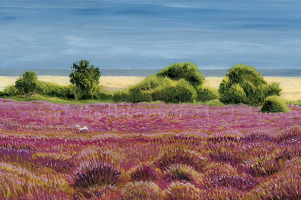 Dunwich Heath by Chris Ross Williamson, limited edition print, detail