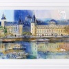 painting of cite de Paris by Veronika Benoni