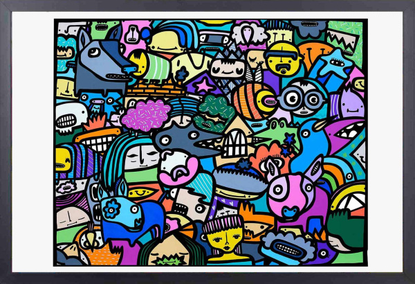 Jumbled by Kev Munday, limited edition print