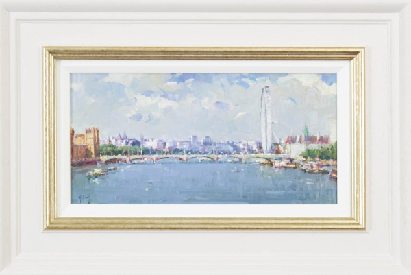Westminster Bridge by Helios Gisbert, original painting