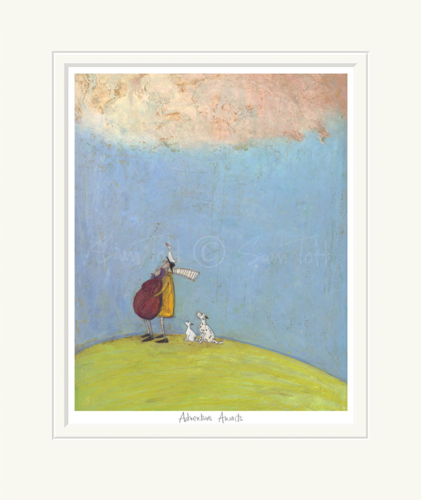 Adventure Awaits by Sam Toft, limited edition print