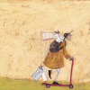 The Sandwich Thief Strikes Again by Sam Toft, limited edition print, detail