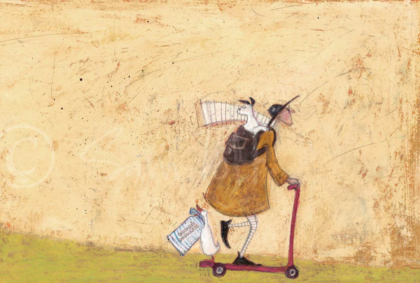 The Sandwich Thief Strikes Again by Sam Toft, limited edition print, detail
