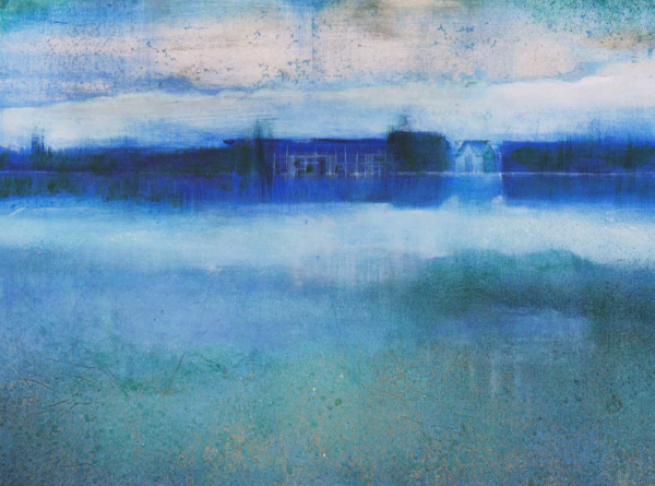 Floating World Above a Frozen Lake (Edition) by Hiroko Lewis, limited edition print