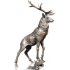 limited bronze sculpture of a stag by Michael simpson