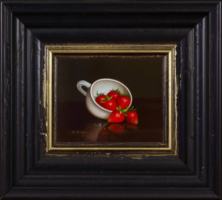 Cup of Strawberries by Ronald Berger