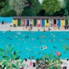 Tooting Bec Lido, London by Jenni Murphy, limited edition print
