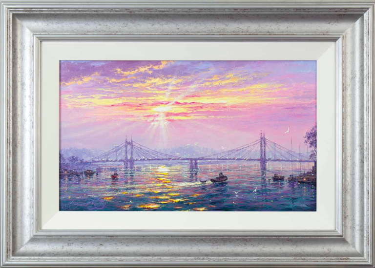 Morning Haze Albert Bridge by Andrew Grant Kurtis