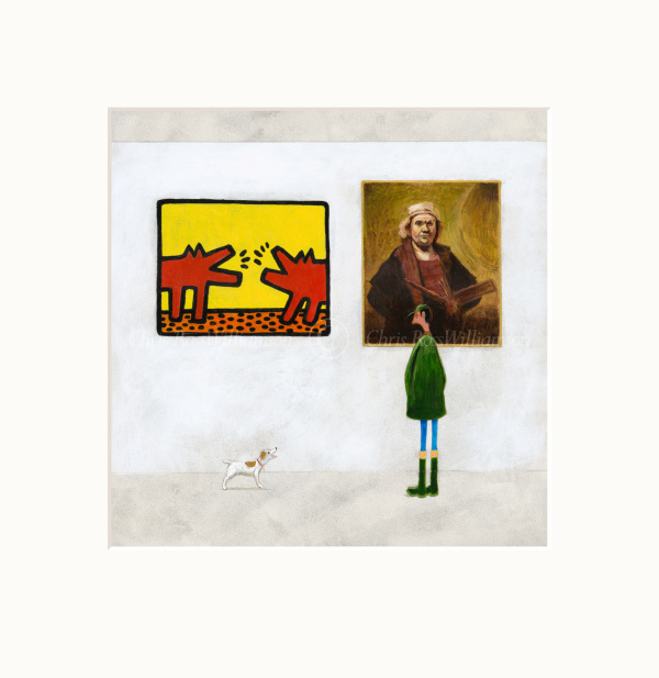 Barkin’ by Chris Ross Williamson, limited edition print