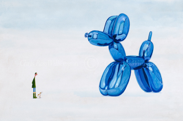 Balloon Dog by Chris Ross Williamson, limited edition print
