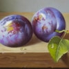 Plums by Zoltan Preiner, original painting