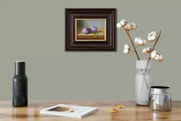 Plums by Zoltan Preiner, original painting