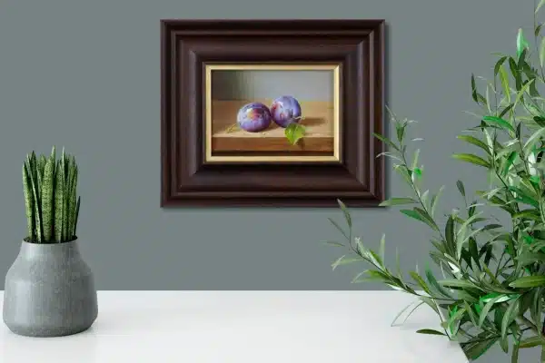 Plums by Zoltan Preiner, original painting