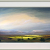dramatic original oil painting by harry brioche of the Scottish Highlands and munro Ben Chonzie