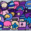 Pastel Pals by Kev Munday, original painting