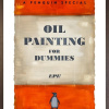 limited edition contemporary print by artist Epi showing the caption 'oil painting for dummies' in the Penguin Classics book style