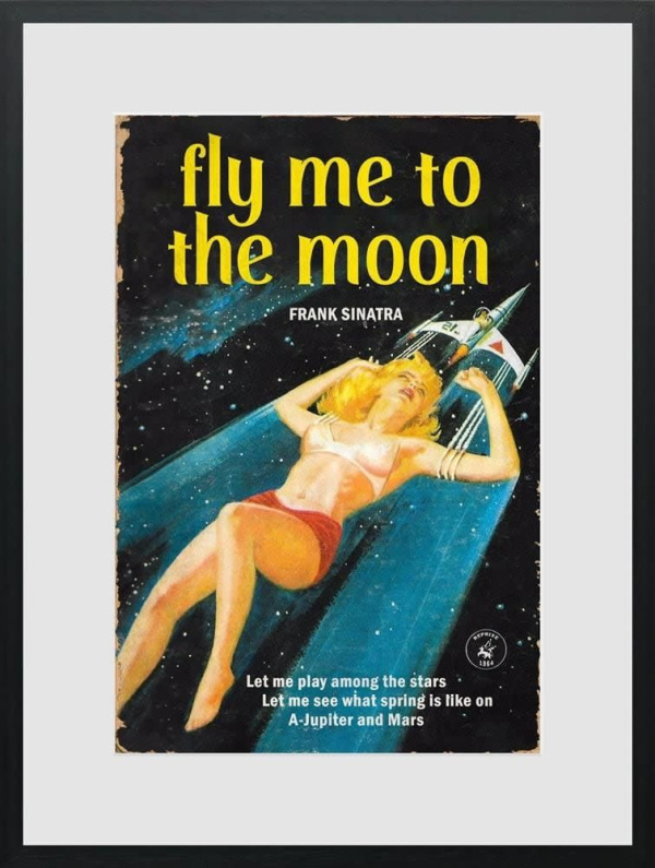Fly Me to the Moon by Linda Charles, limited edition print