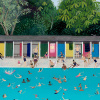 Tooting Bec Lido, London by Jenni Murphy, limited edition print, detail
