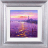 original oil painting by artist Andrew Grant Kurtis of Venice with soft pastel hues and textured paint