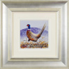running pheasant painting by artist Ruby Keller in a loose and evocative style and earth tones