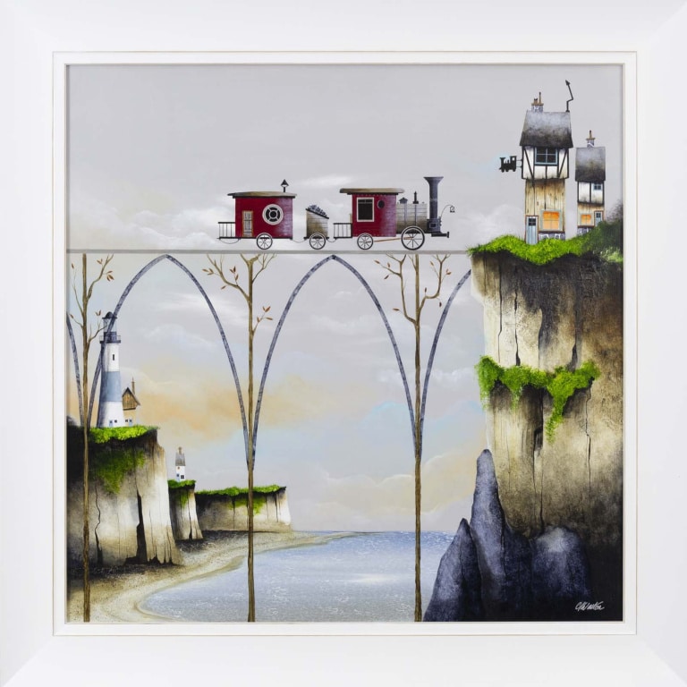 The Little Red Train (Original) by Gary Walton