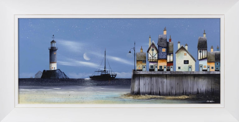 The Silver Moon (Original) by Gary Walton