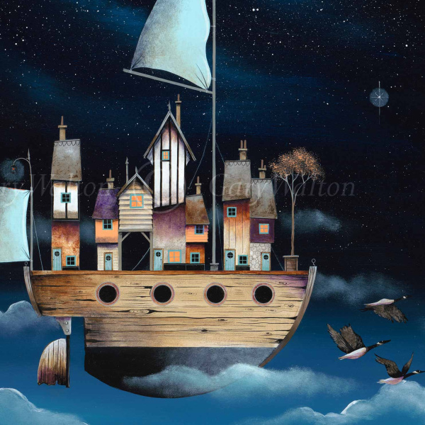 The Path Finders by Gary Walton, limited edition print, detail