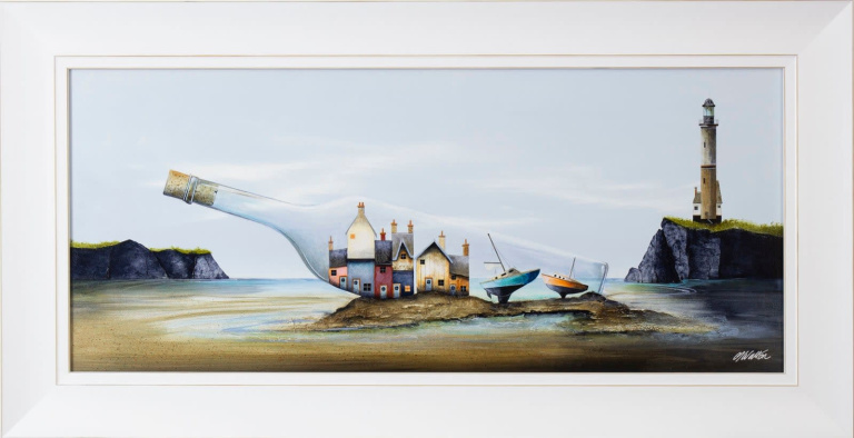 Message In A Bottle (Original) by Gary Walton