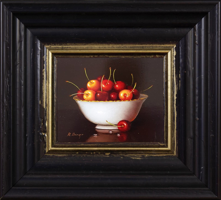 Cherries In Bowl – Commission by Ronald Berger