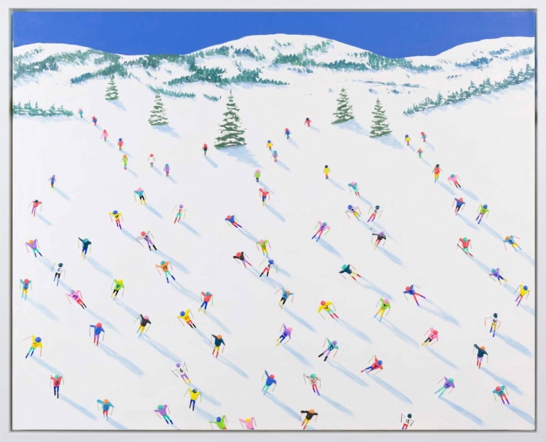 Sunday Skiers by Antonio Navarro (Casimiro)