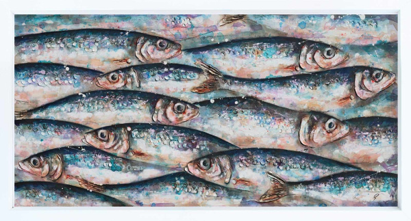 Atlantic Herring (Original) by Giles Ward, original painting