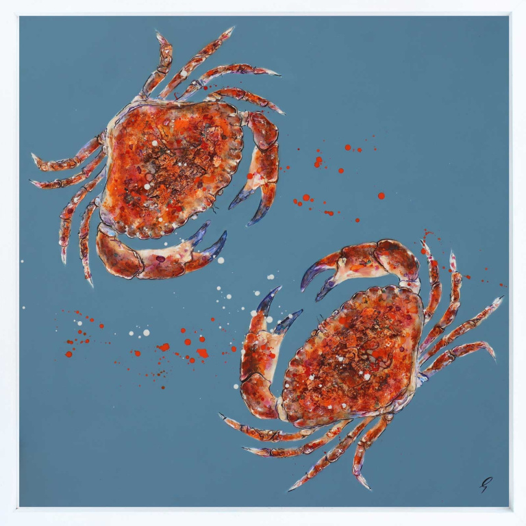 Two Red Crabs (Original)