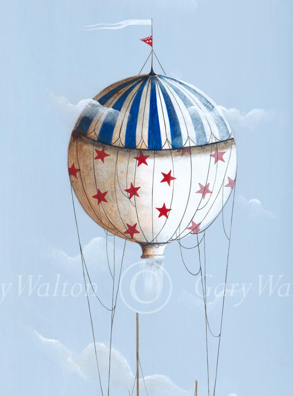 Treetops by Gary Walton, limited edition print, detail