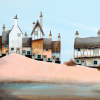 Sitting on the Dock of the Bay by Gary Walton, limited edition print, detail