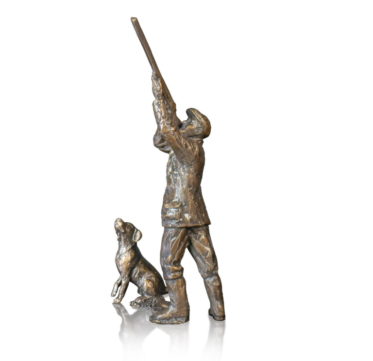 High Bird, Hunter With Dog Shooting Scene (1221)