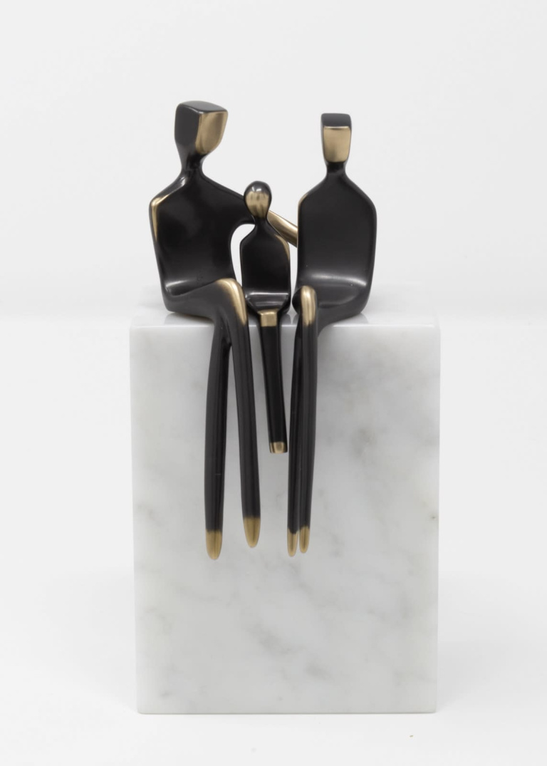 Our Trio on Marble